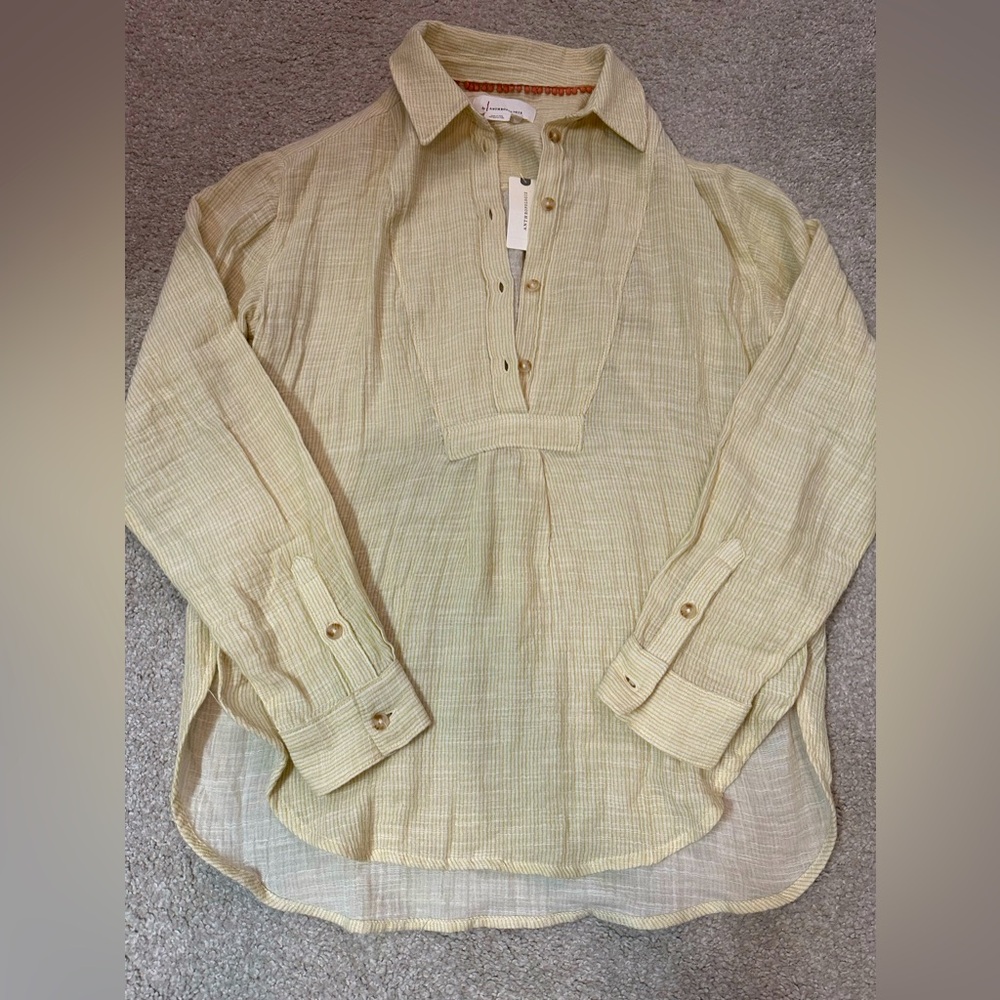 Anthropologie XS 100%cotton